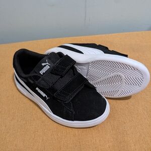 Adidas Kids Black and White Sneakers